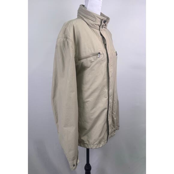 GEOX Men’s Utility Waterproof Jacket Beige Size Large - Picture 2 of 11